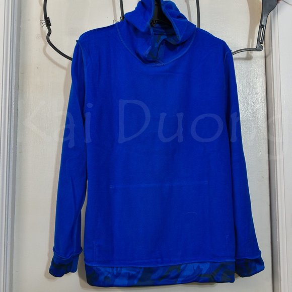 adidas Youth Tech Fleece Hoodie, Blue - Picture 8 of 9